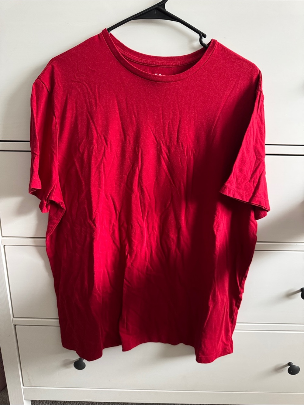 Goodfellow & Co Red Short Sleeve Crew Neck Tee